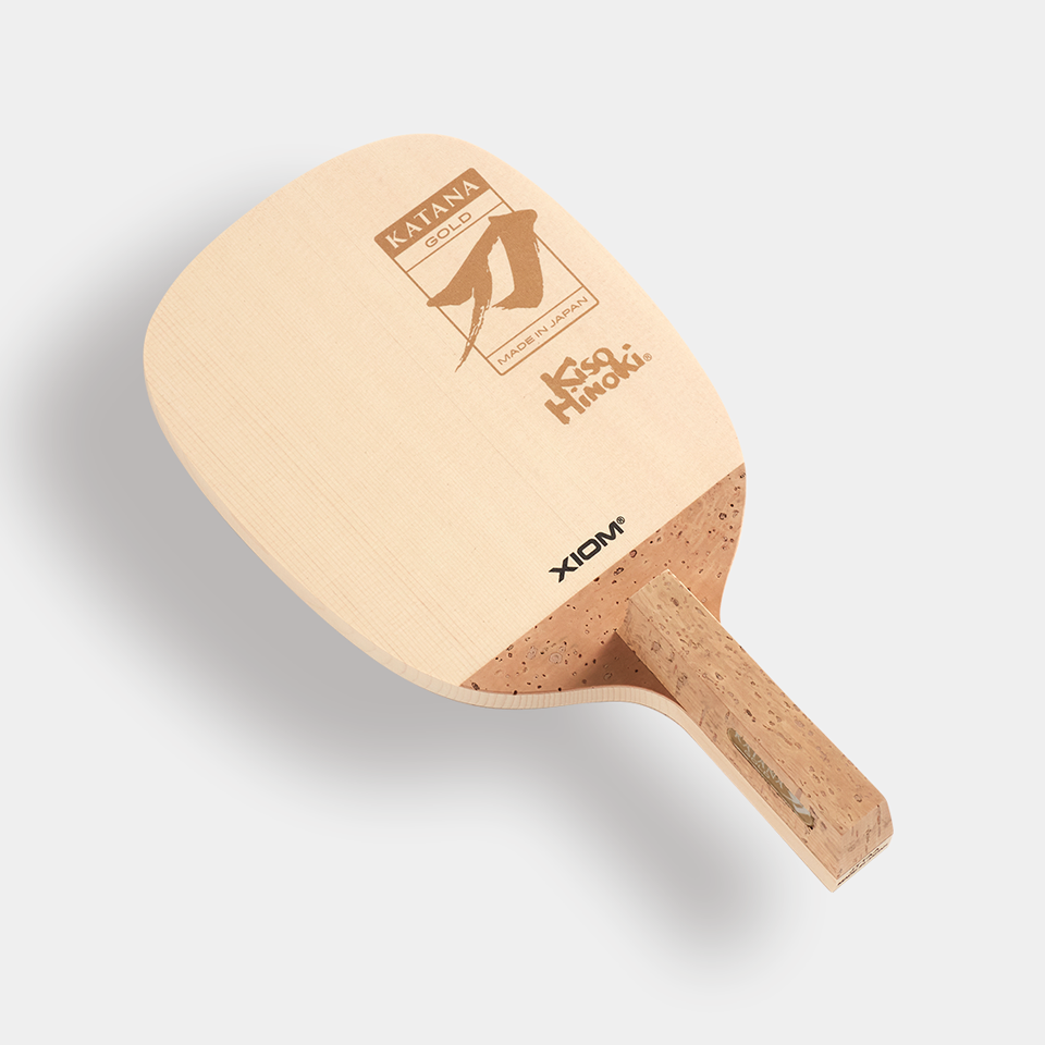 XIOM Katana Gold Japanese Penhold Table Tennis Blade eTableTennis