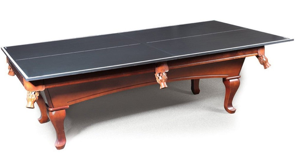 Table Tennis Conversion Top applied to a pool table.