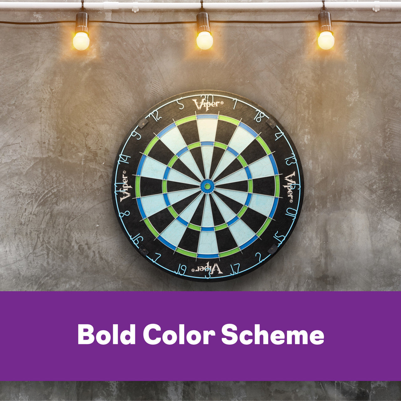 VIPER CHROMA SISAL BRISTLE DARTBOARD GLD Products