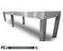 Hudson Brushed Stainless Steel Shuffleboard Table Hudson Shuffleboards