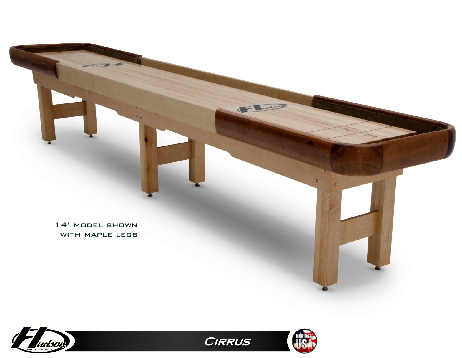 Hudson Cirrus Indoor/Outdoor All-Weather Shuffleboard Table Hudson Shuffleboards