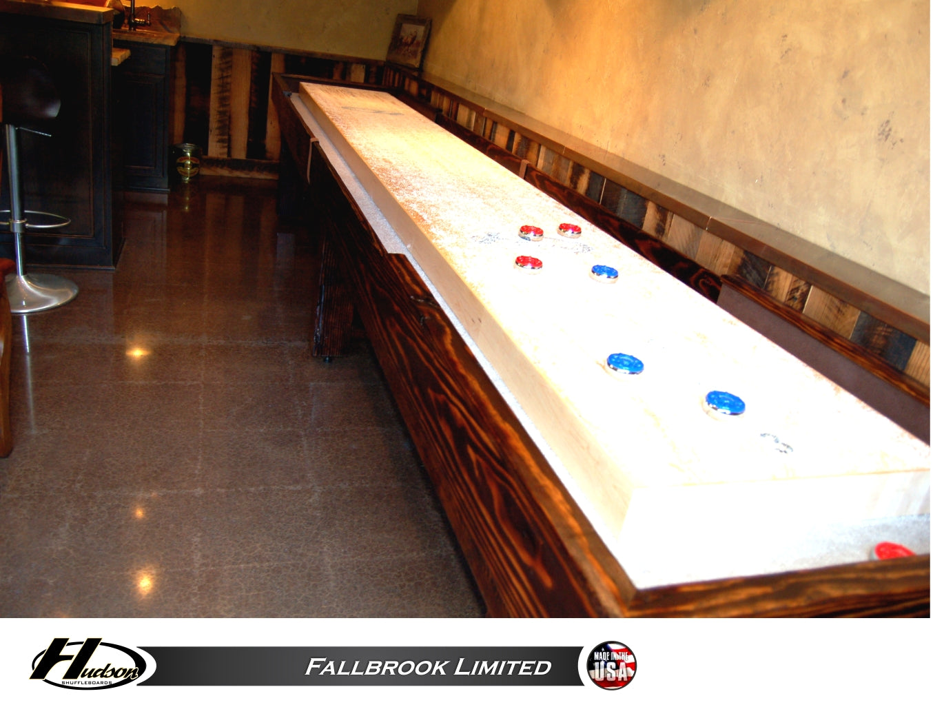 Hudson Fallbrook Limited Shuffleboard Table Hudson Shuffleboards