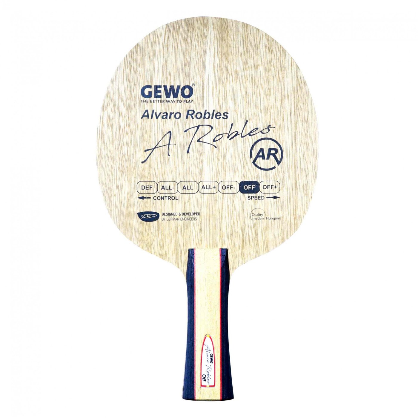 GEWO Alvaro Robles Offensive Table Tennis Blade GEWO