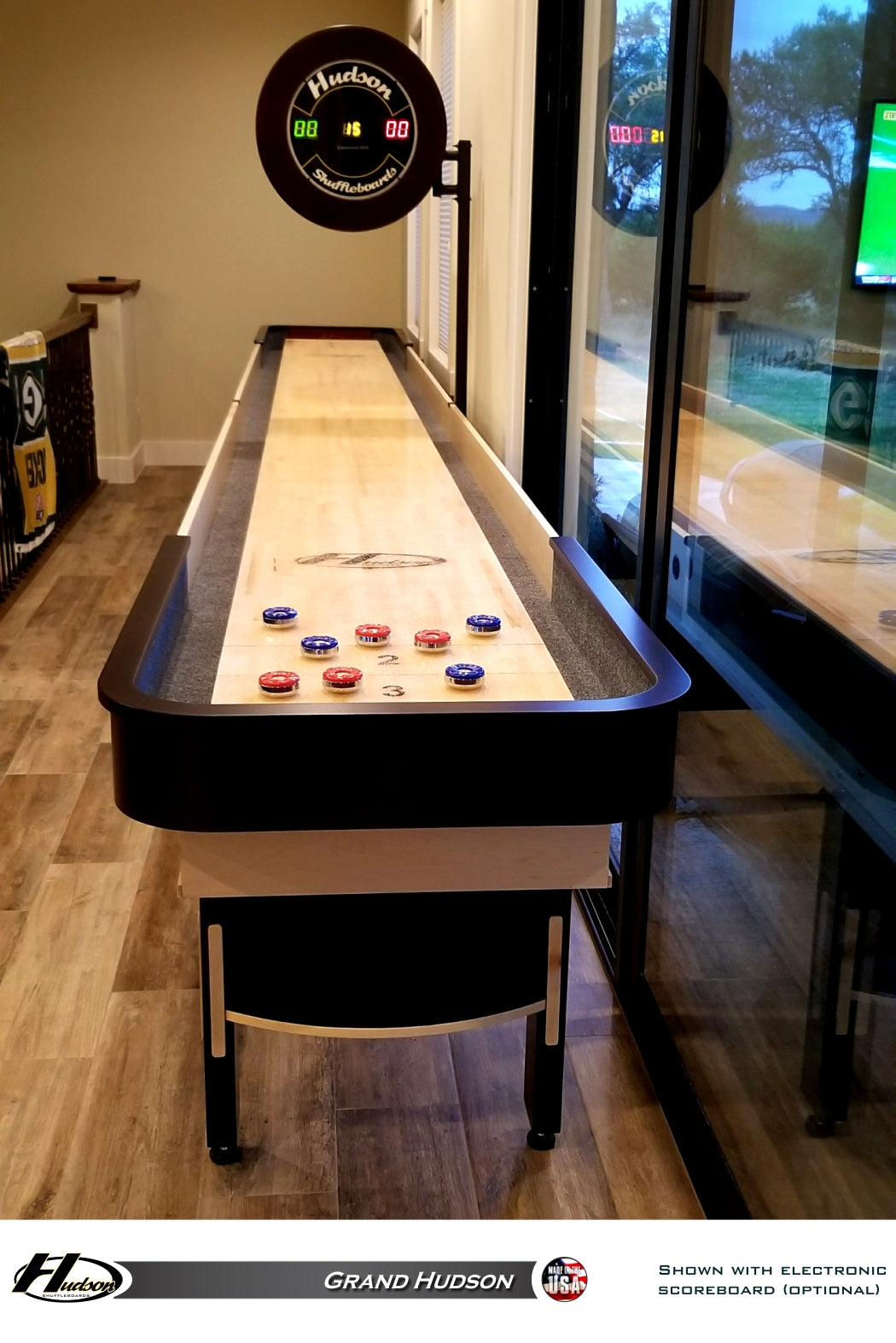 Grand Hudson Shuffleboard Table Hudson Shuffleboards