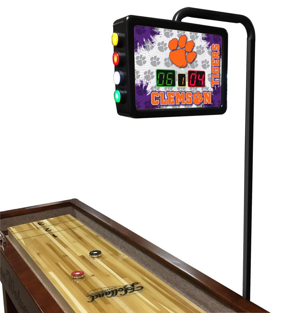 Clemson Tigers 12-foot Shuffleboard Table Holland Bar Stool Co.