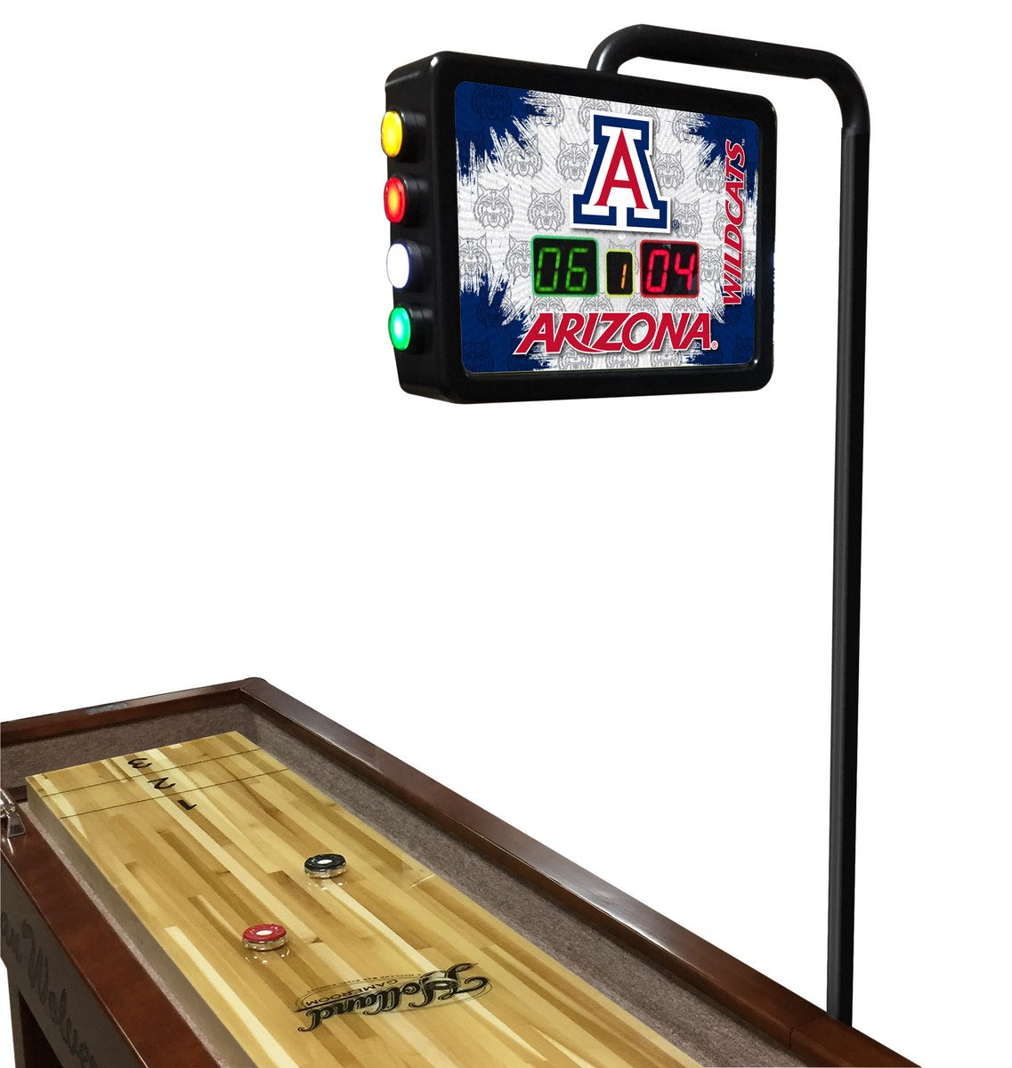 Arizona Wildcats 12-foot Shuffleboard Table Holland Bar Stool Co.