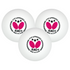 Butterfly R40+ 3-Star Ball White Table Tennis Balls Butterfly