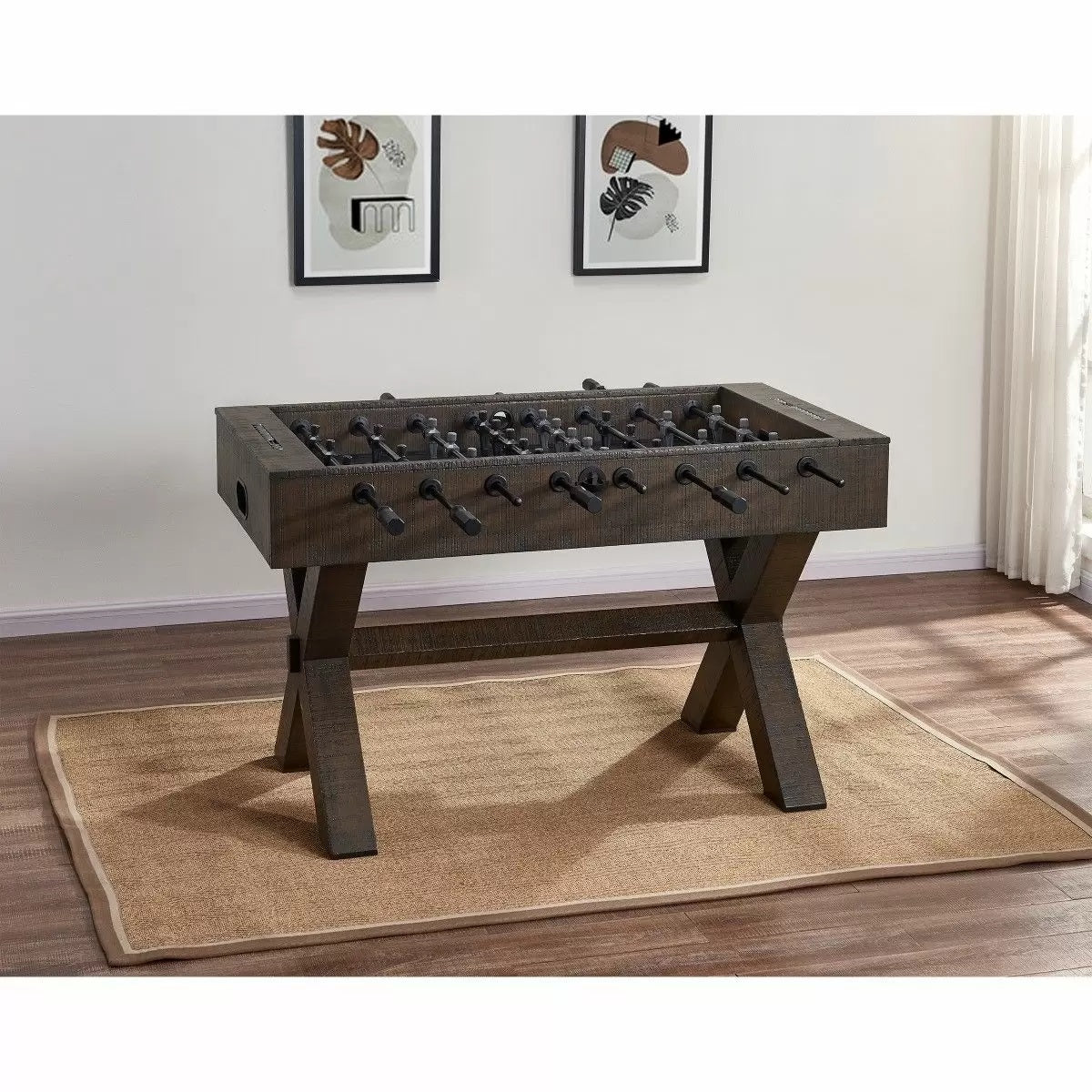 HB Home Homestead Rustic Foosball Table HB Home