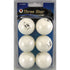 Martin Kilpatrick 3-Star White Table Tennis Balls (6 pack) Butterfly