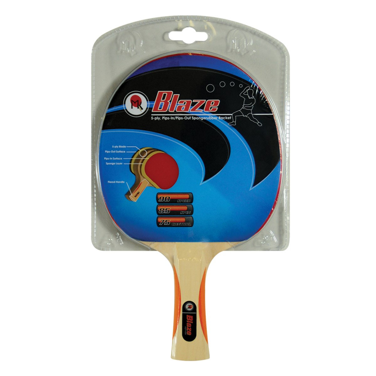 Martin Kilpatrick Blaze Table Tennis Racket (Set of 2) Butterfly